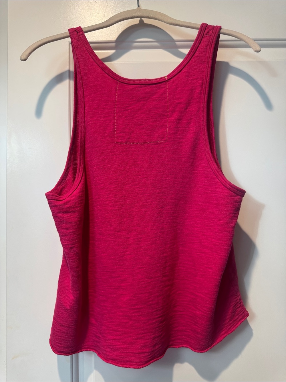 Aviator Nation Pink Women's Tank Top - Bright Pink Sleeveless Top - Picture 2 of 3